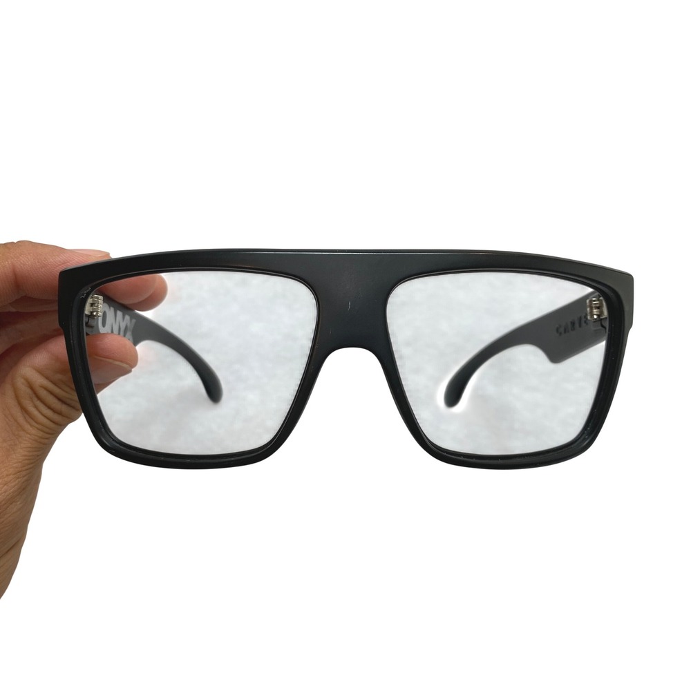 Carve Onyx Eyewear Unisex OS Black Matte Flat Top Square Frame Glasses
